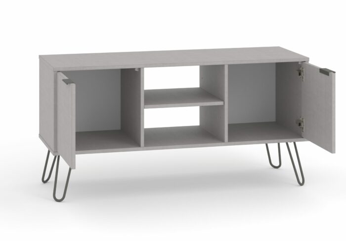Core Augusta 2 door flat screen TV unit in grey-23834