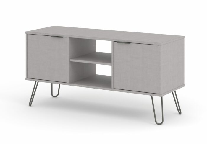 Core Augusta 2 door flat screen TV unit in grey-23832