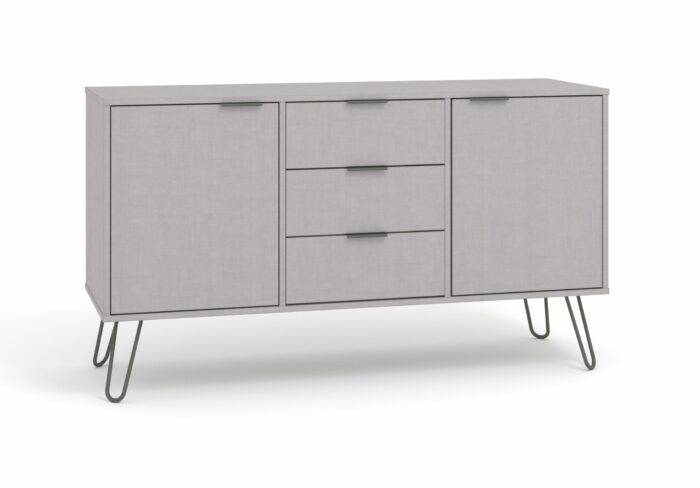 Core Augusta medium sideboard with 2 doors, 3 drawers in grey-0