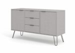 Core Augusta medium sideboard with 2 doors, 3 drawers in grey-23860