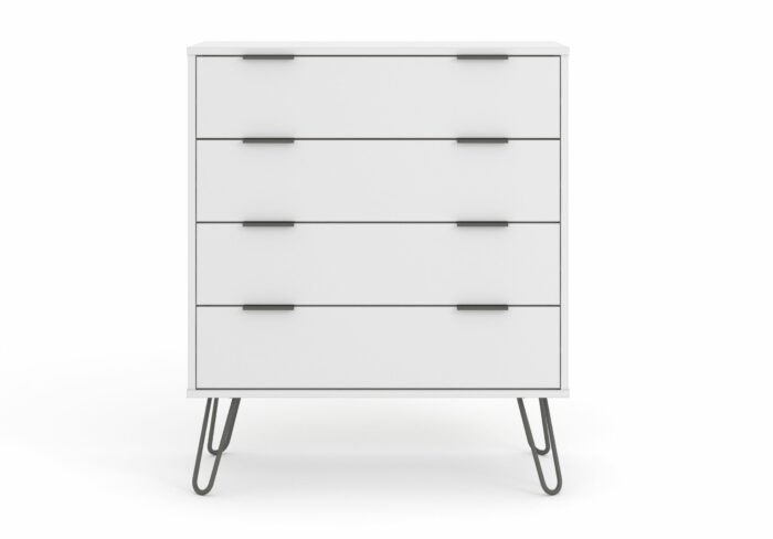 Core Augusta 4 drawer chest of drawers in white-23887