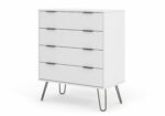 Core Augusta 4 drawer chest of drawers in white-23884