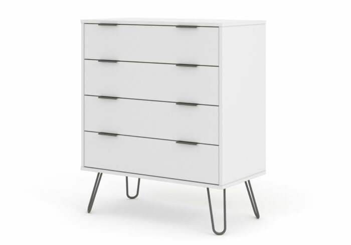 Core Augusta 4 drawer chest of drawers in white-23884