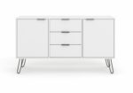 Core Augusta medium sideboard with 2 doors, 3 drawers in white-23968