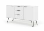 Core Augusta medium sideboard with 2 doors, 3 drawers in white-23966