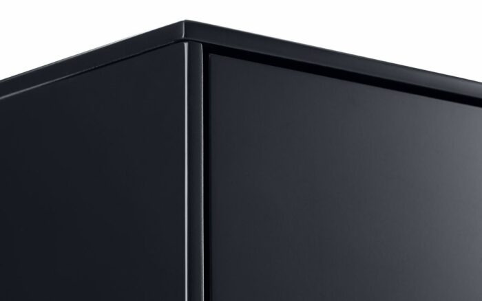 Julian Bowen Alicia 6 Drawer Wide Retro Chest in Anthracite-24380