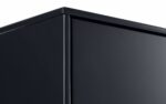 Julian Bowen Alicia 2 Door Retro Wardrobe in anthracite-24397