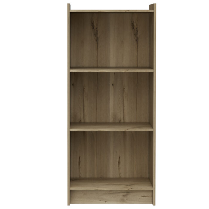 Core Brooklyn 3 shelf bookcase in bleached pine-24126