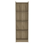 Core Brooklyn 4 shelf bookcase in bleached pine-24129