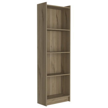 Core Brooklyn 4 shelf bookcase in bleached pine-0