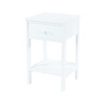 Core Options shaker, 1 drawer petite bedside cabinet in white -24035