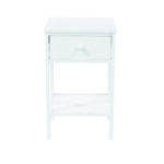Core Options shaker, 1 drawer petite bedside cabinet in white -24036