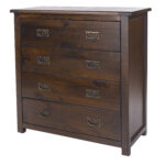 Core Boston 4 drawer chest dark brown-24445