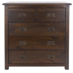 Core Boston 4 drawer chest dark brown-24444