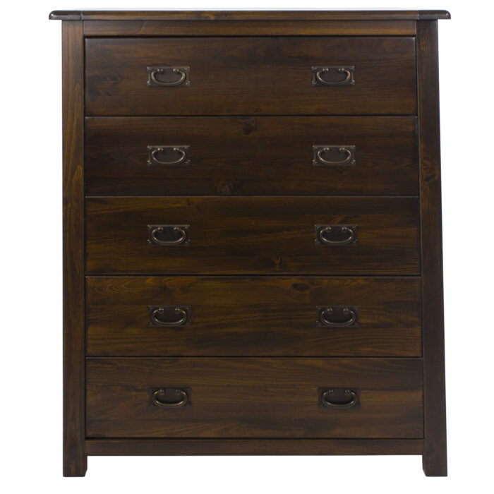 Core Boston 5 drawer chest dark brown-24449
