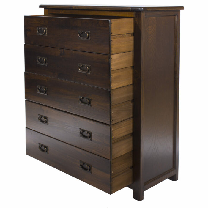Core Boston 5 drawer chest dark brown-24450