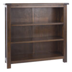 Core Boston low bookcase dark brown-0