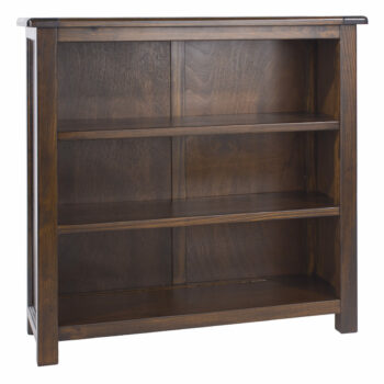 Core Boston low bookcase dark brown-0