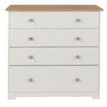 Core Colorado 4 drawer chest in white oak-23986