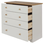 Core Colorado 4 drawer chest in white oak-23987