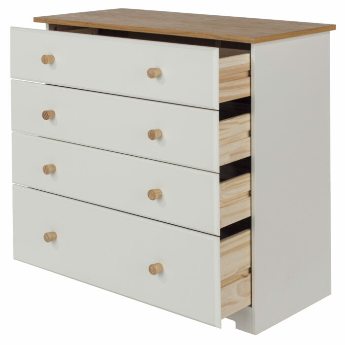 Core Colorado 4 drawer chest in white oak-23987
