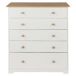 Core Colorado 5 drawer chest in white oak-23990