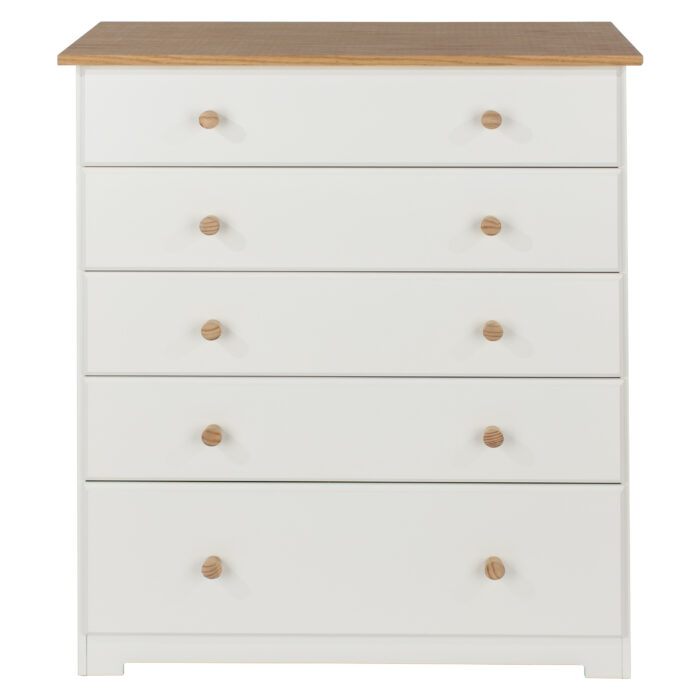 Core Colorado 5 drawer chest in white oak-23990