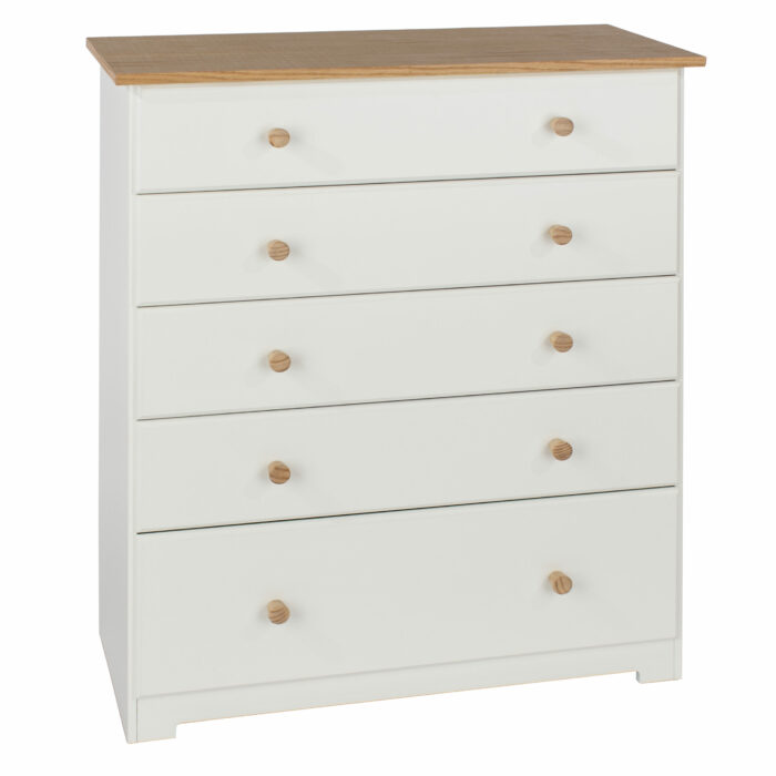 Core Colorado 5 drawer chest in white oak-0