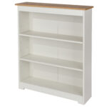 Core Colorado low wide bookcase in white oak-24000