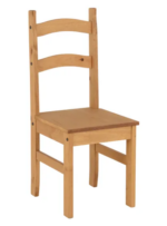 Core Corona Solid Natural Pine Chairs X2-23249