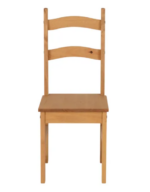 Core Corona Solid Natural Pine Chairs X2-23247