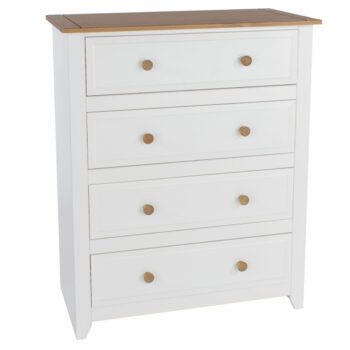 Core Capri 4 drawer chest in waxed white oak-0