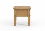 Core Corona lamp table in solid natural pine-23275