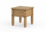 Core Corona lamp table in solid natural pine-23276