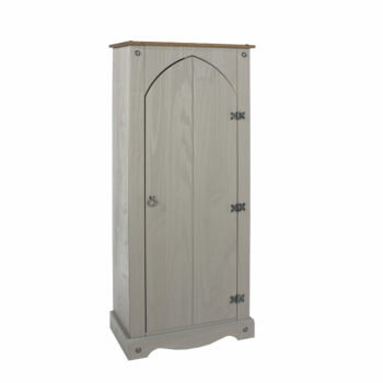 Core Corona Vestry Cupboard solid pine painted grey-0
