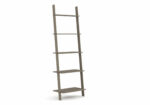 Core Corona ladder design shelf unit solid pine painted grey-0