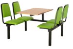 create Chester CU92 Modular Canteen Unit Fast food 2 4 or 6 seat Heavy Duty -Vinyl Seats-23432