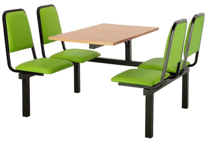 create Chester CU92 Modular Canteen Unit Fast food 2 4 or 6 seat Heavy Duty -Vinyl Seats-23432