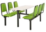 create Chester CU92 Modular Canteen Unit Fast food 2 4 or 6 seat Heavy Duty -Vinyl Seats-23438
