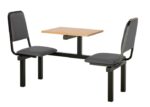 create Chester CU92 Modular Canteen Unit Fast food 2 4 or 6 seat Heavy Duty -Vinyl Seats-23429