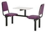 create Chester CU92 Modular Canteen Unit Fast food 2 4 or 6 seat Heavy Duty -Vinyl Seats-23436