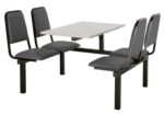 create Chester CU92 Modular Canteen Unit Fast food 2 4 or 6 seat Heavy Duty -Vinyl Seats-23433