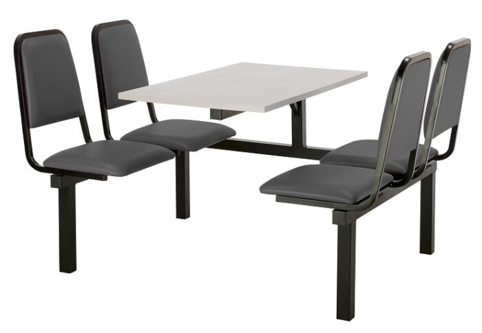 create Chester CU92 Modular Canteen Unit Fast food 2 4 or 6 seat Heavy Duty -Vinyl Seats-23433