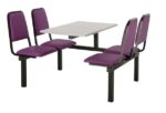 create Chester CU92 Modular Canteen Unit Fast food 2 4 or 6 seat Heavy Duty -Vinyl Seats-0