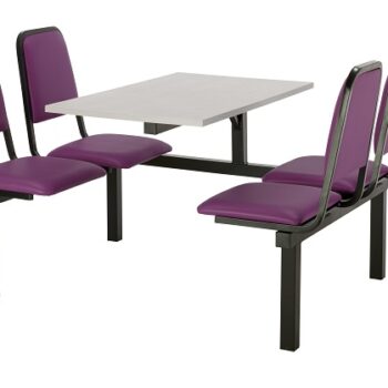 create Chester CU92 Modular Canteen Unit Fast food 2 4 or 6 seat Heavy Duty -Vinyl Seats-0