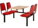 create Chester CU92 Modular Canteen Unit Fast food 2 4 or 6 seat Heavy Duty -Vinyl Seats-23434