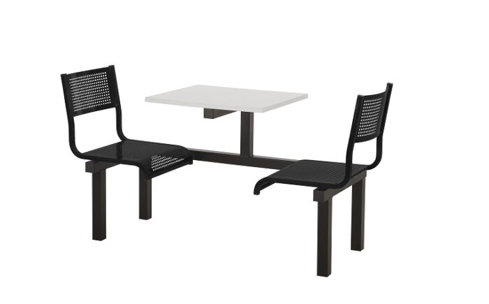 Create barrett cu93 Modular Canteen Unit Fast food 2, 4 or 6 seat - Metal Seats-23392