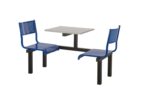 Create barrett cu93 Modular Canteen Unit Fast food 2, 4 or 6 seat - Metal Seats-23395
