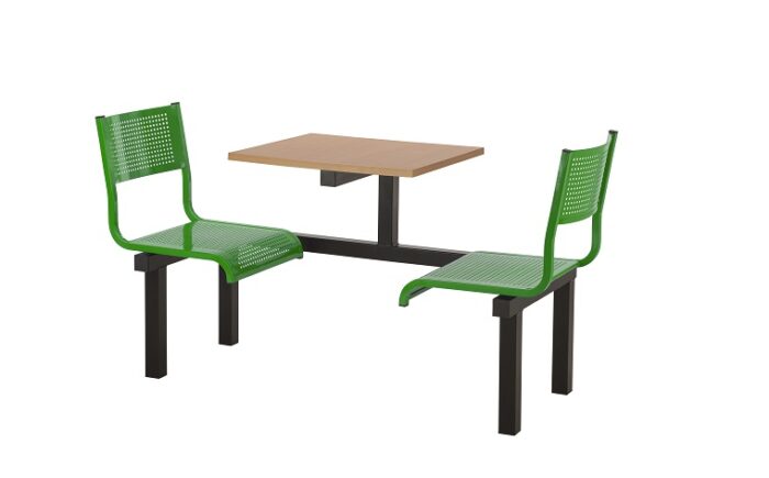Create barrett cu93 Modular Canteen Unit Fast food 2, 4 or 6 seat - Metal Seats-23394