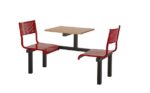 Create barrett cu93 Modular Canteen Unit Fast food 2, 4 or 6 seat - Metal Seats-23396
